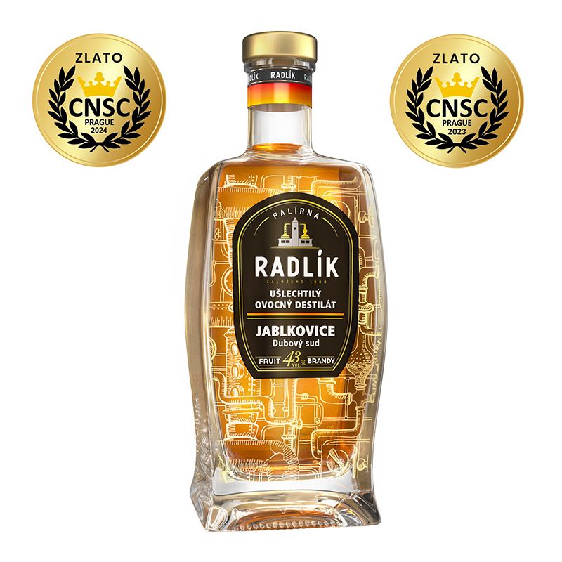 Radlík Apfel Eichenfass 0,5l 43%