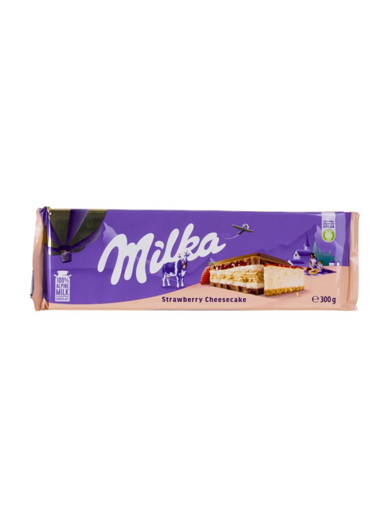 Milka Strawberry Cheesecake 300g