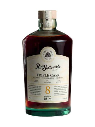 Ron Sostenible Triple Cask 0,7l 43%