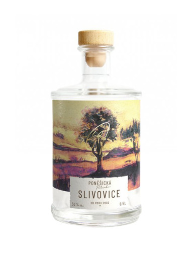 Poněšická Pflaumen-Weinbrand 0,5 l 50%