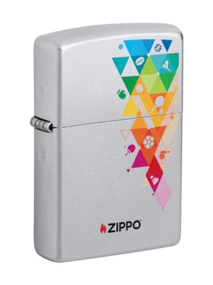 ZIPPO Summer Games 205 Satin Chrome