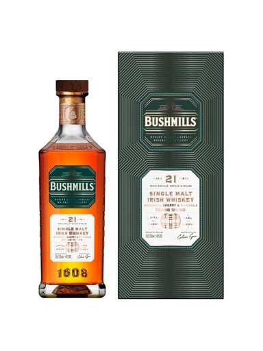 Bushmills 21Y Single Malt Irish Whiskey 46% 0,7 l