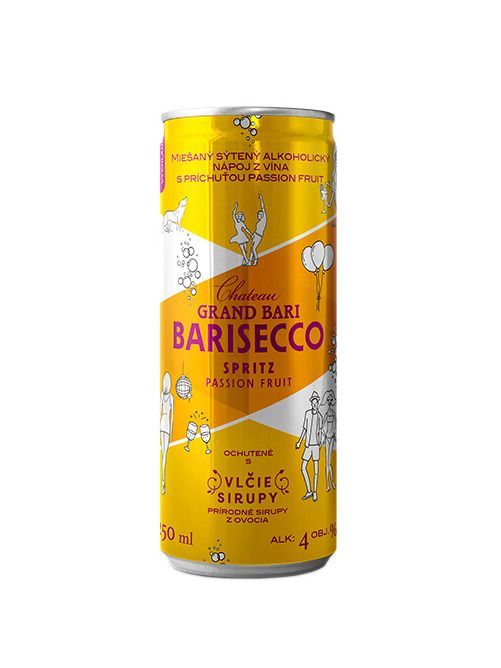Chateau Barisecco Spritz Passion Fruit 0,25 l 4,5%