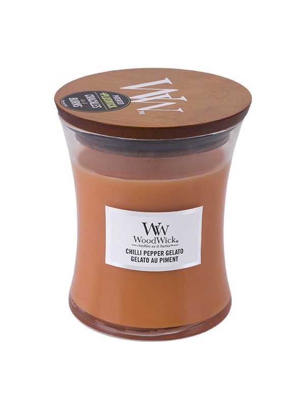 WoodWick Chilli Pepper Gelato glass medium
