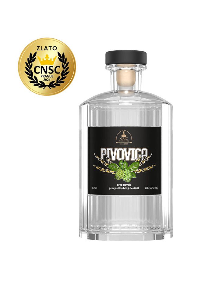 GRIČ Bierschnaps 50% 0,75 l