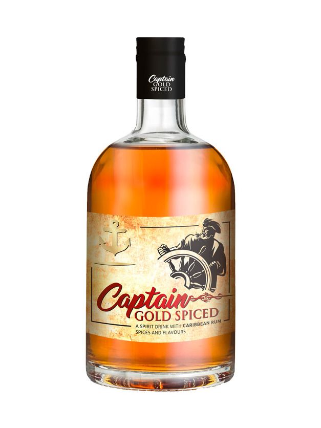 Captain Gold Spiced 0,7L 35%