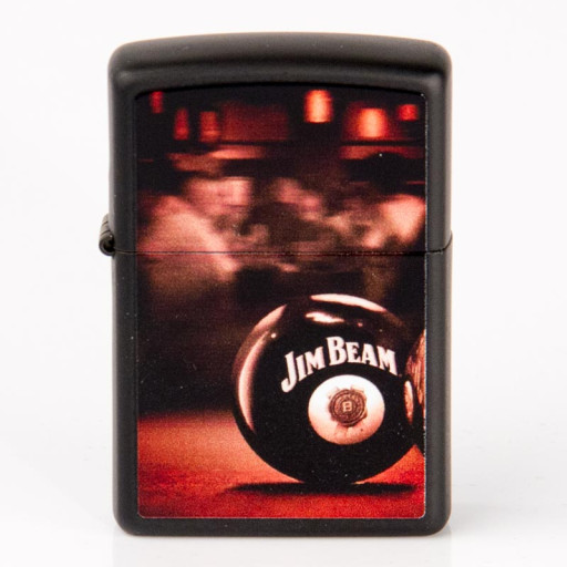 ZIPPO schwarz color "Jim Beam Billard" 60000432