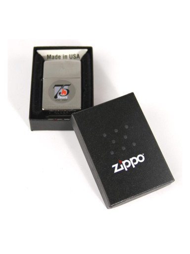 Zippo chrom poliert color 75' Anniversary Edition