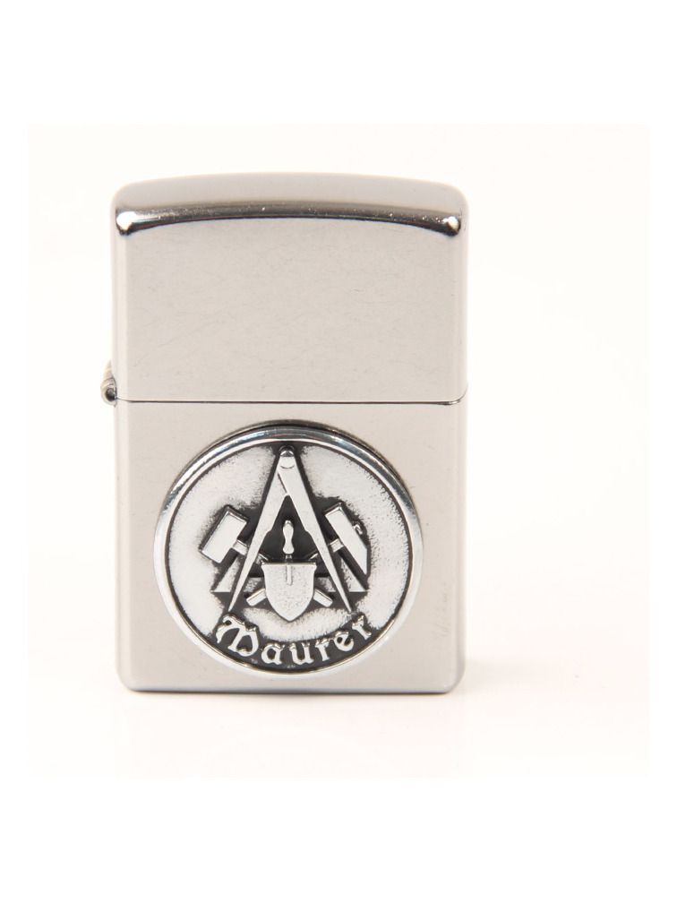 ZIPPO street chrom Emblem "Maurer" 2006322