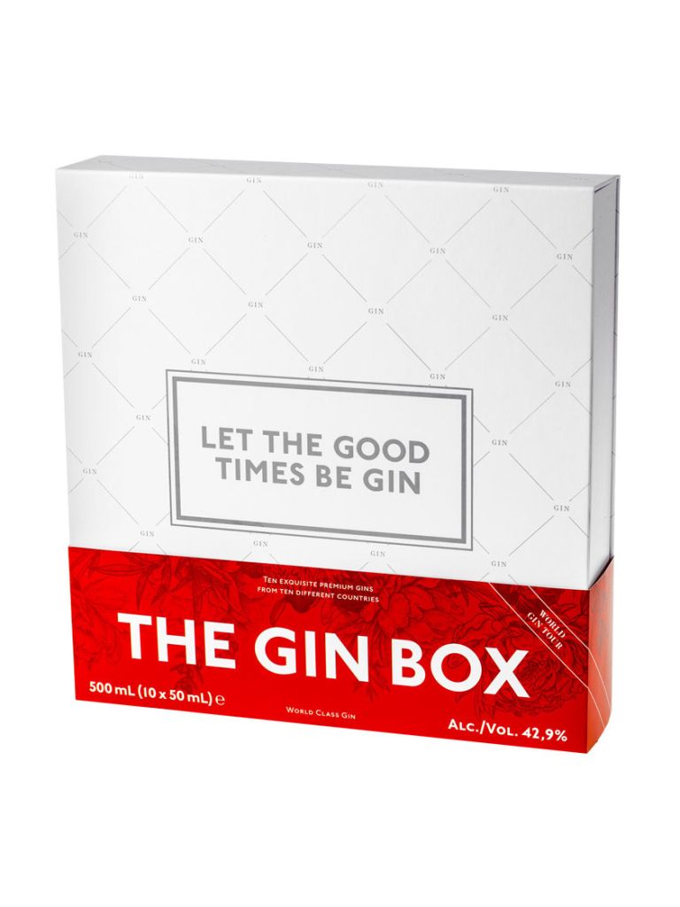 Gin Box World Tour 10 × 0,05 l 42,9% Geschenkbox