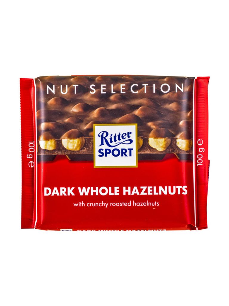 Ritter Dark Whole Hazelnuts 100g